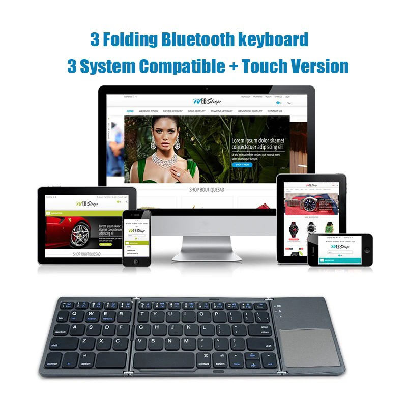 KEBIDUMEI – składana trójkrotn – Gaming Keyboard Mini recenzja i cena