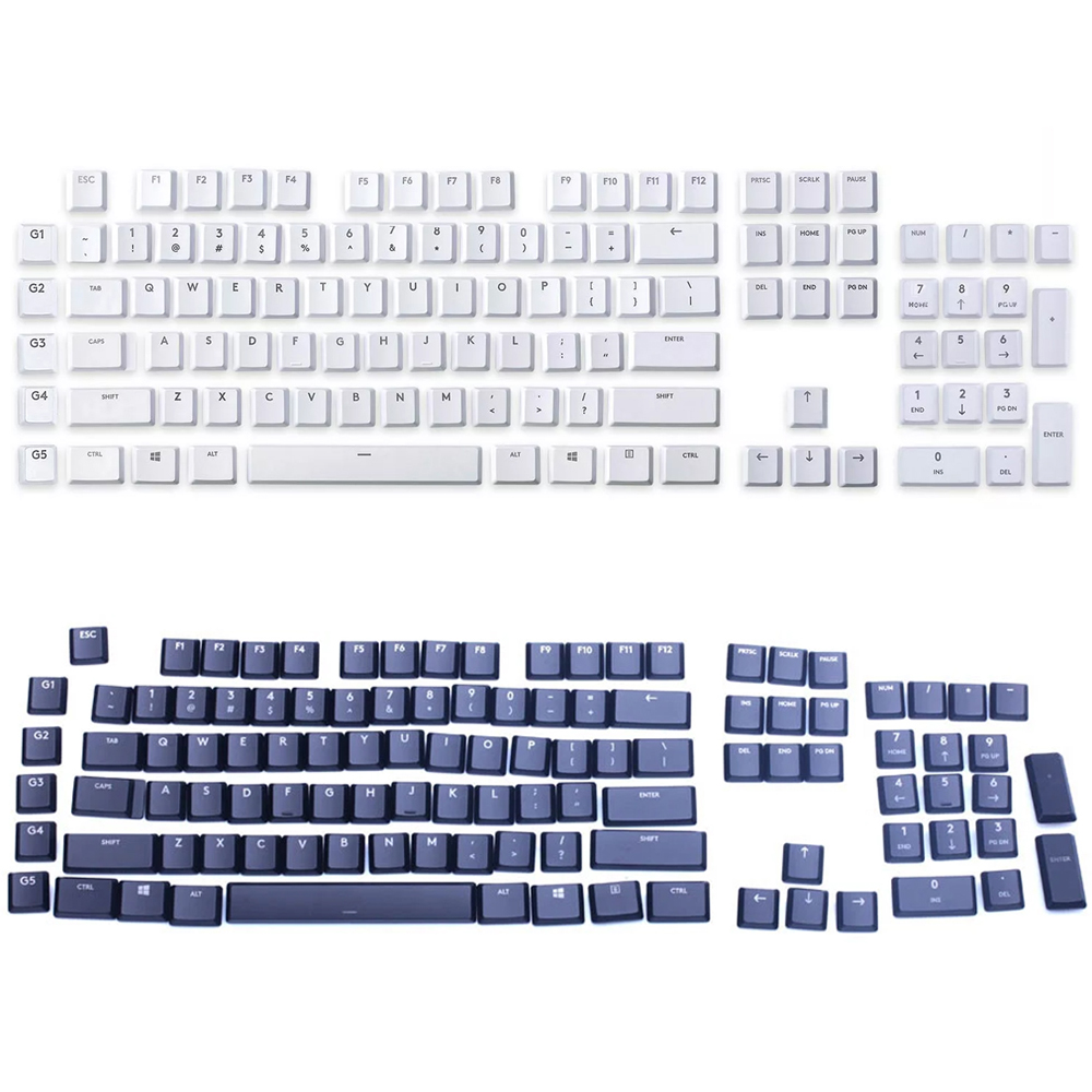 Kompletny zestaw 109 keycapów  – Gaming Keyboard No Rgb recenzja i cena