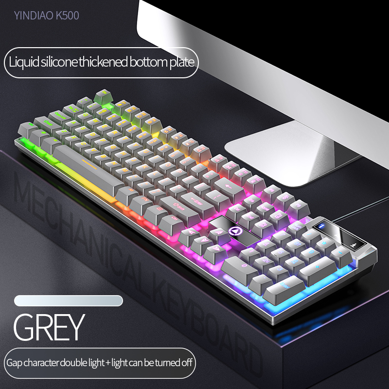 104 klawisze Klawiatura do gie – Keyboard Gaming Blue Switch recenzja i cena