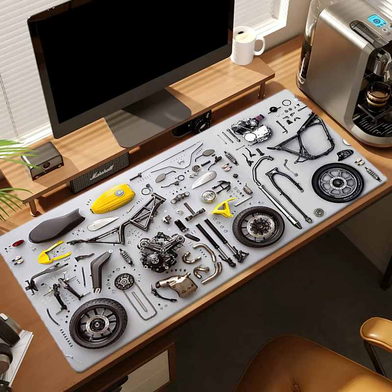 Diagram demontażu Gumowa podkł – Gaming Keyboard Nearby recenzja i cena