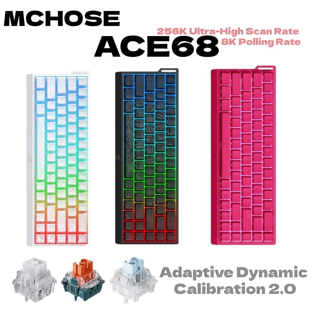Klawiatura mechaniczna MCHOSE  – Gaming Keyboard Hot Swappable recenzja i cena