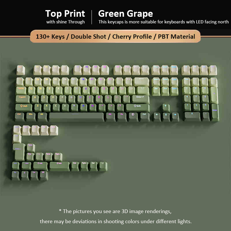 Nasadki na klawisze Green Grap – Gaming Keyboard No Rgb recenzja i cena